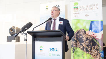 The Hon Murray Watt MP launches the National Soil Action Plan in Canberra.