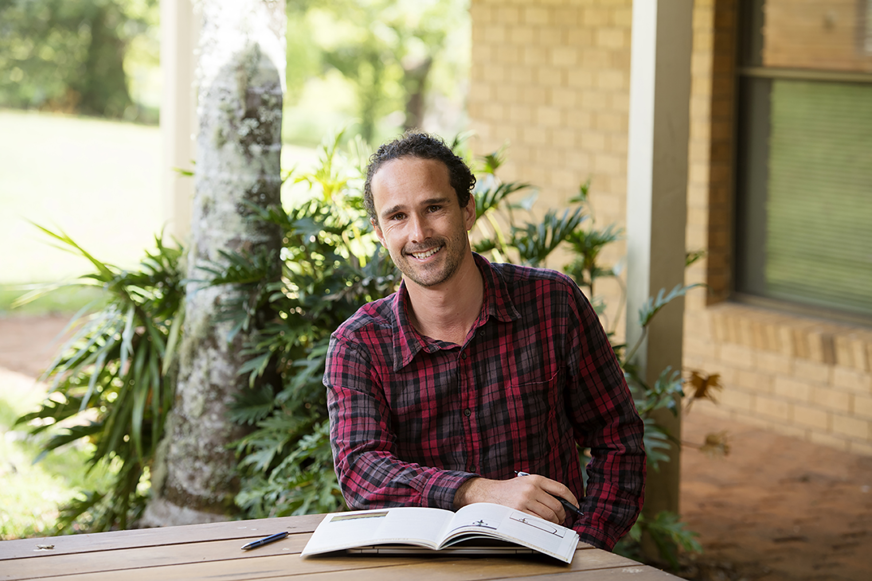 Soil CRC at NSW DPI Wollongbar Primary Industries Institute - Social researcher Mathew Alexanderson.