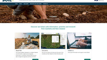 Screenshot of the VAS webpage