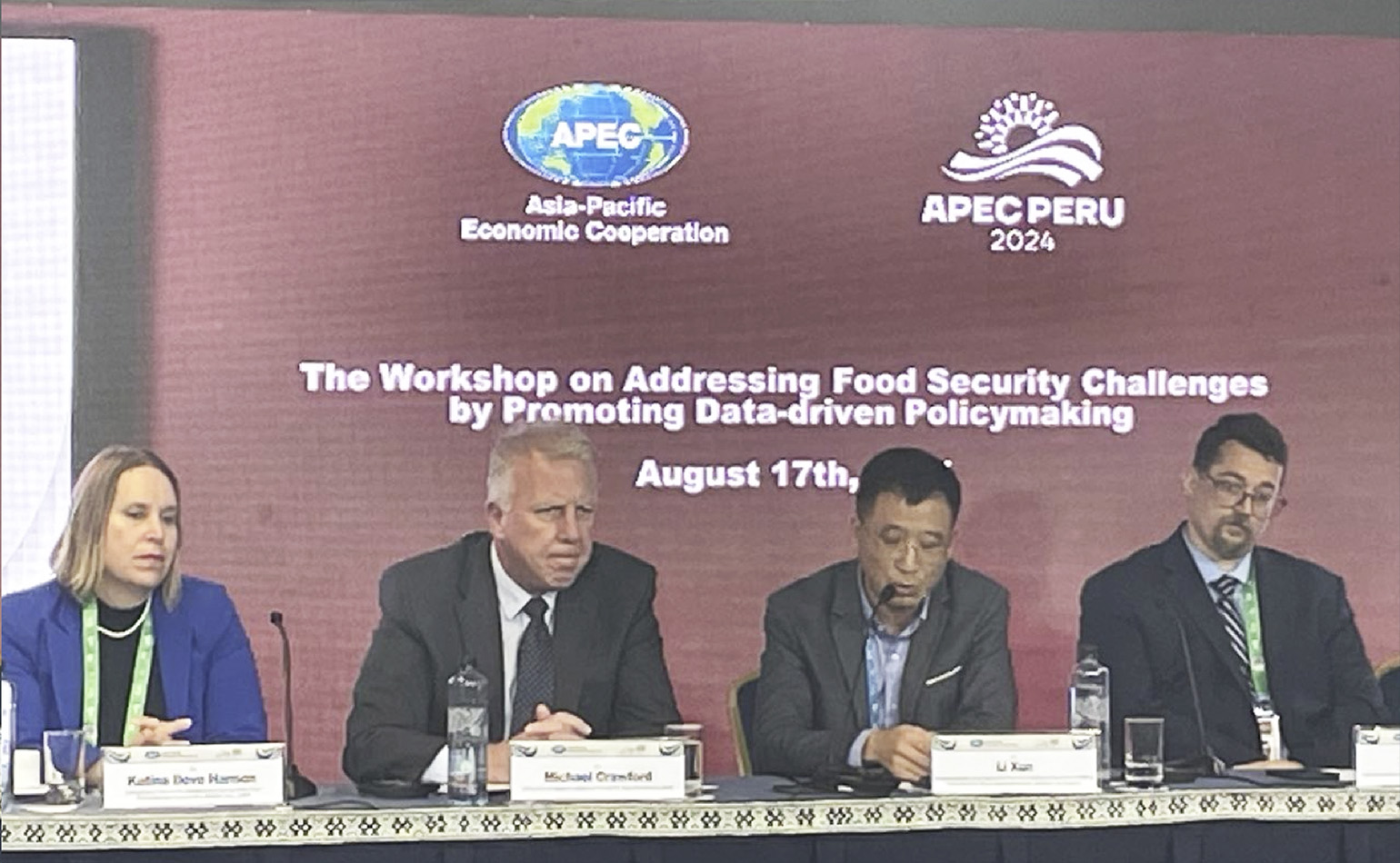 Soil CRC CEO at APEC meeting in Peru