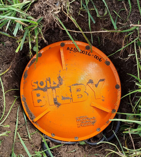 The BILBY wireless communication node in the field.